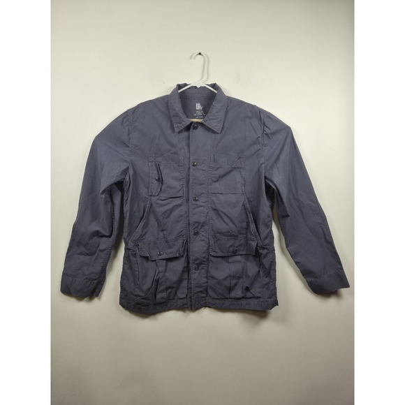 Save Khaki United SKU Poplin Field Jacket Navy Blue Mens XL Made in USA $200
